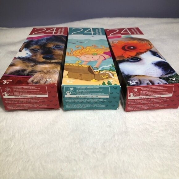 SET of Three 24 Piece Puzzles, Ages 4-9 - Picture 4 of 5
